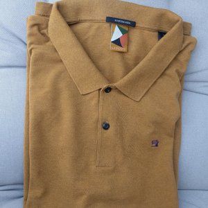 Unique Scotch and Soda Mustard Color Polo size XL